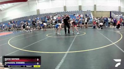 87 lbs Quarterfinal - Rayce Watson, OH vs Nathanial Sanders, IN