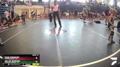 45 lbs Semifinal - Kellen Bushaw, Carolina Reapers vs Zane Enriquez, Takedown Elite