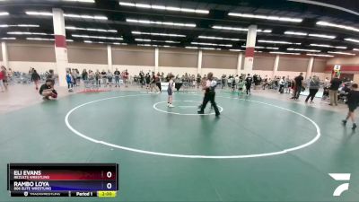 84 lbs Quarterfinal - Eli Evans, ReZults Wrestling vs Rambo Loya, 806 Elite Wrestling