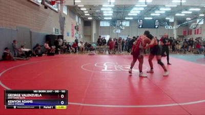 182 lbs Round 2 - George Valenzuela, East Idaho Elite vs Kenyon Adams, Declo Stingers