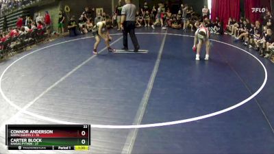 100 lbs Round 1 (6 Team) - Carter Block, Kansas Python vs Connor Anderson, North Dakota 2