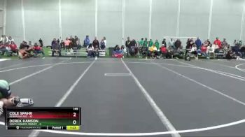145 lbs Round 2 (4 Team) - Cole Spahr, Nebraska Red vs Derek Hanson, South Dakota Frenzy