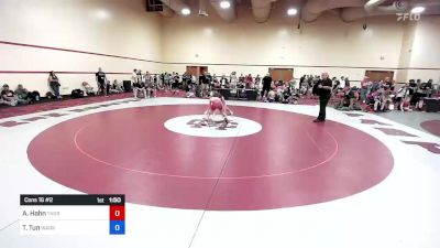 45 kg Cons 16 #2 - Aiden Hahn, Thoroughbred Wrestling Academy (TWA) vs Tyler Tun, Warrior Regional Training Center