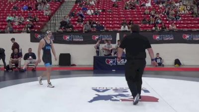 70 kg Rnd Of 128 - Logan Ours, Wyoming Wrestling Reg Training Ctr vs Tyren Schaefer, Montrose Elite Wrestling