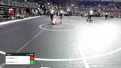 60 lbs Final - Cooper Karber, Standfast OKC vs Haze Dunkin, Nebraska Boyz