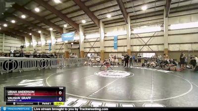 106 lbs Quarters & Wb (16 Team) - Uriah Anderson, West Coast Wrestling vs Vaughn Graff, Oregon 2