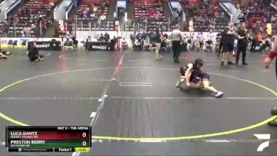 58 lbs Cons. Round 4 - Luca Gantz, Rocket Trained WC vs Preston Berry, Rockford WC