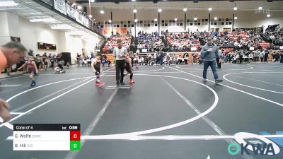 Consi Of 4 - Grayson Wolfe, Coweta Tiger Wrestling vs Braylen Hill, Sallisaw Takedown Club