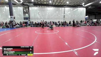 106 lbs Cons. Round 3 - Bo Anders, New River WC vs Ryan O`Keefe, VA Team Predator