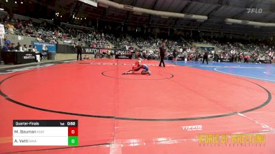 54 lbs Quarterfinal - Madilyn Bauman, Kodiak Attack vs Abhisri Vatti, Savage House Wrestling Club