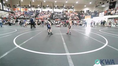 55 lbs Round Of 16 - Brantley Lewis, Coweta Tiger Wrestling vs CJ Tyler, Black Fox Wrestling Club