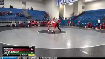 149 lbs Round 1 (4 Team) - Alex Barr, Wabash vs Max Sanderfoot, MSOE