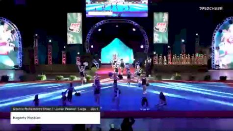Hagerty Huskies [2020 Sideline Performance Cheer 1 - Junior Peewee - Large Day 1] 2020 Pop Warner National Cheer & Dance Championship