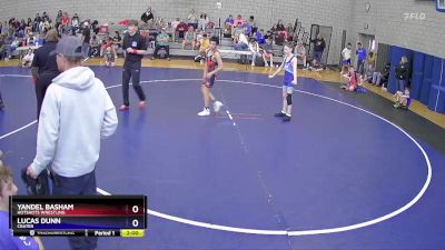 87 lbs Round 2 - Yandel Basham, HotShots Wrestling vs Lucas Dunn, Crater