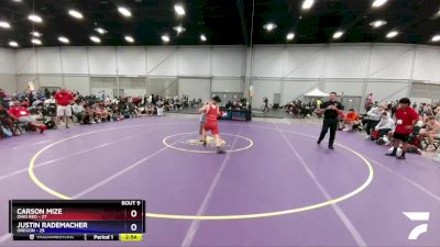 182 lbs Round 3 (8 Team) - Carson Mize, Ohio Red vs Justin Rademacher, Oregon