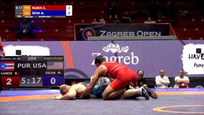 86 kg Repechage - Max Dean, USA vs Ethan Ramos, PUR