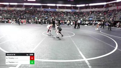 72 lbs Round Of 16 - Knox Trosky, Claremore Wrestling Club vs Jamison Theilen, CIWC Team Intensity