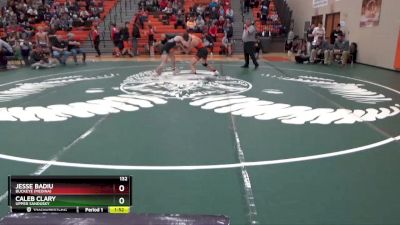 132 lbs Quarterfinal - Caleb Clary, Upper Sandusky vs Jesse Badiu, Buckeye (Medina)