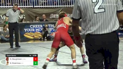 141 lbs Consolation - Noah Baughman, Cornell vs Ryan Pomrinca, Lehigh