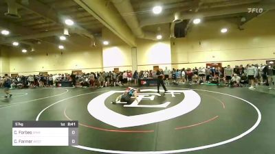 57 kg Rnd Of 64 - Christian Forbes, Spartan Combat RTC vs Charlie Farmer, West Point Wrestling Club