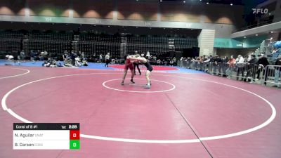 141 lbs Consi Of 8 #1 - Nathan Aguilar, UNATT-Oregon State vs Braden Carson, Eastern Oregon University