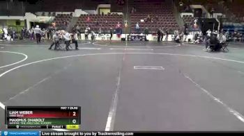 120 lbs 1st Place Match - Liam Weber, Hard Drive vs Maximus Dhabolt, Hammer Time Wrestling Academy