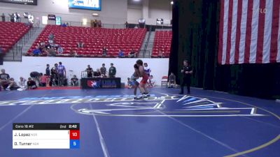 67 kg Cons 16 #2 - Joseph Lopez, Nor Cal Take Down Wrestling Club vs Demarcus Turner, Nor Cal Take Down Wrestling Club