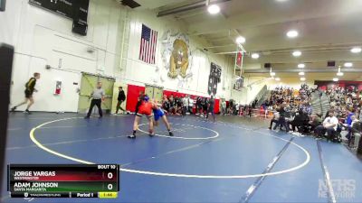 106 lbs Champ. Round 1 - Adam Johnson, Santa Margarita vs Jorge Vargas, Westminster