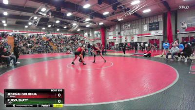 135 lbs Quarterfinal - Purva Bhatt, Troy vs Jestinah Solomua, Corona