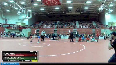 70 lbs Cons. Semi - Luke Pipito, Contenders Wrestling Academy vs Henry Antrobus, Contenders Wrestling Academy