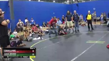 125 lbs Round 2 (6 Team) - Cavan Lumby, Untouchables White vs Gavin Brown, Untouchables Black