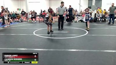 68 lbs Round 4 (8 Team) - Cameron Rodgers, POWA vs Parker Lopez, Terps Xtreme