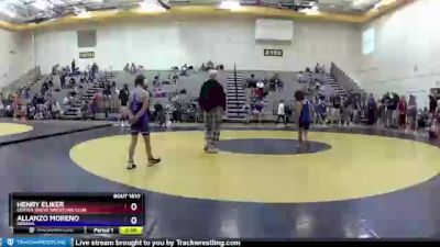 70 lbs Quarterfinal - Allanzo Moreno, Indiana vs Henry Eliker, Center Grove Wrestling Club