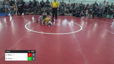 60 lbs Pools - Zander Musi, Backbone Wrestling Club vs Brock Price, EP Rattlers