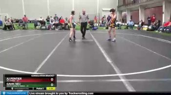 160 lbs Cross Bracket (8 Team) - AJ Pontier, All Stars vs Gavin Neu, South Dakota Mania