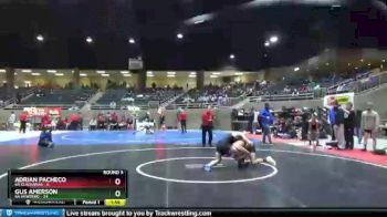 138 lbs Round 3 (4 Team) - Gus Amerson, 6A Newberg vs Adrian Pacheco, 6A Clackamas