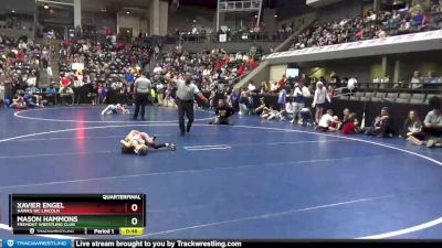 55 lbs Quarterfinal - Mason Hammons, Fremont Wrestling Club vs Xavier Engel, Hawks WC Lincoln