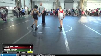 72 lbs Round 1 - Xander Webber, Aggression Legionaries vs Collin Bagdonis, Team Ohio