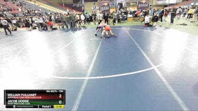 150 lbs 7th Place Match - Jacob Hodge, WOW Wrestling Club vs William Fullhart, Northeast Iowa Wrestling Club