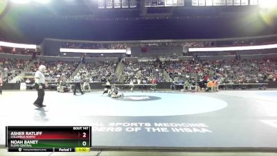 157 lbs Quarterfinal - Asher Ratliff, Columbus North vs Noah Banet, Floyd Central