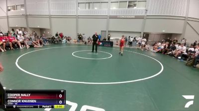 132 lbs 4th Wrestleback (16 Team) - Cooper Nally, Missouri vs Connor Knudsen, Utah