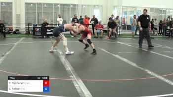75 kg 3rd Place - Drake Buchanan, Center Grove Wrestling Club vs Gavin Nelson, PINnacle