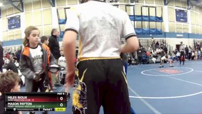 49 lbs Round 3 (4 Team) - Miles Rioux, Avon Wrestling Club vs Mason Payton, Perry Meridian Wrestling Club