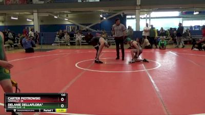 120 lbs Round 3 (6 Team) - Carter Piotrowski, Louisville vs Delanie DellaFlora*, Oregon Clay