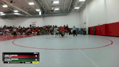 113 lbs Cons. Round 3 - Ethan Brown, Broomfield vs Jose Fuentes, Bear Creek