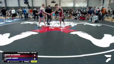 130-135 lbs Round 5 - Jaxon Gutierrez, WA vs Cooper Hardy, MT