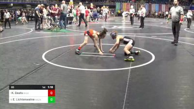 65 lbs Round Of 16 - Kaison Deats, Wilkes Barre vs Evan Lichtenwalner, Nazareth