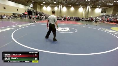 106B Semifinal - Kaleb Branch, Lebanon vs Barrett Clayton, Jefferson