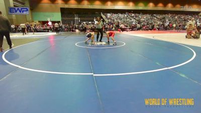 84 lbs Round Of 16 - Jaxon Sanchez, Hawkeye WC vs Israel Roybal, Aniciete Training Club