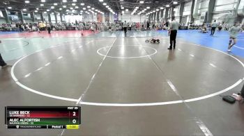 64 lbs Rd# 4- 2:00pm Friday Final Pool - Alec Alfortish, Nauman Green vs Luke Beck, VA Hammers